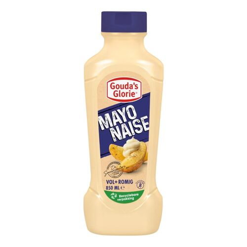 Gouda's Glorie Mayonnaise Crémeuse Et Onctueuse, Sauce Tartinable Et Accompagnement Parfait, Pot 850 Ml