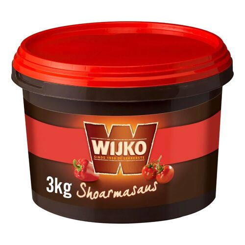 Wijko Shoarmasaus Végétarienne Sauce Épicée Pour Shawarma 3 Kg Sauce Végétale Délicieuse Et Savoureuse Pour Viandes Et Légumes