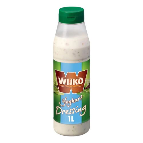 Wijko Dressing Au Yaourt Crémeux, Sauce Salade Légère Et Savoureuse, 1000 Ml