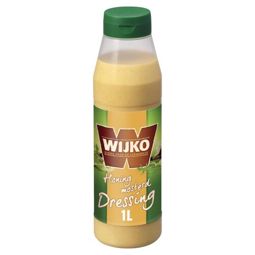 Wijko Dressing Miel Moutarde Saveur Douce Et Épicée Sauce Salade 1000 Ml