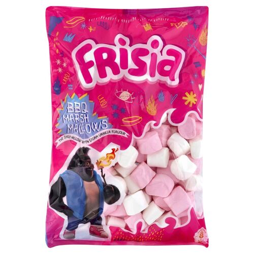 Frisia Marshmallows Guimauves Douces Et Moelleuses 1 Kg Bonbons Sucrés Parfaits Pour Desserts Et Fêtes