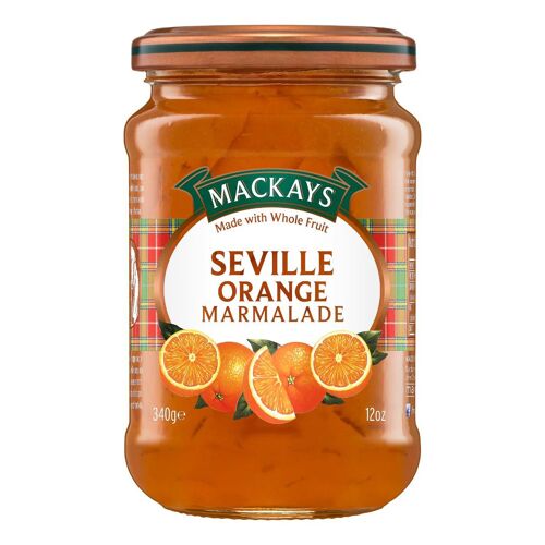Mackays Confiture D'orange Amère Traditionnelle, Marmelade Artisanale, Saveur Authentique, Pot 340g