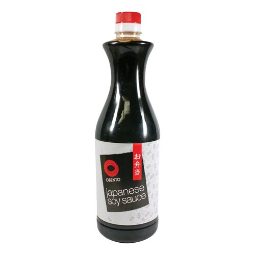 Obento Sauce Soja Japonaise Authentique, Saveur Umami, Condiment Japonais Traditionnel, 1000 Ml