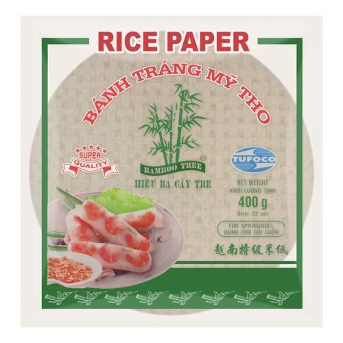 Bamboo Tree Rijstpapier Loempia Riz Papier Pour Rouleaux De Printemps 400g Authentique Cuisine Asiatique Facile À Utiliser