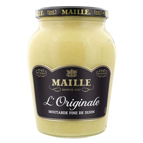 Maille Moutarde De Dijon Originale, Saveur Authentique, Pot 865g - Condiment Français Traditionnel Pour Cuisine Et Recettes