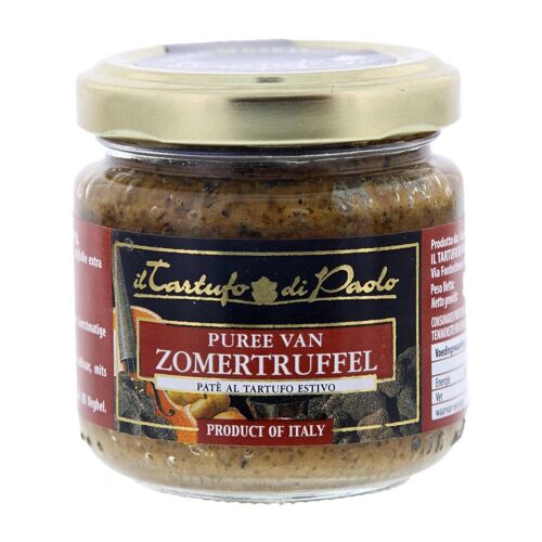 Il Tartufo Di Paolo Purée De Truffe D'été Naturelle 80g - Saveur Intense, Ingrédient Gourmet Pour Cuisine Raffinée