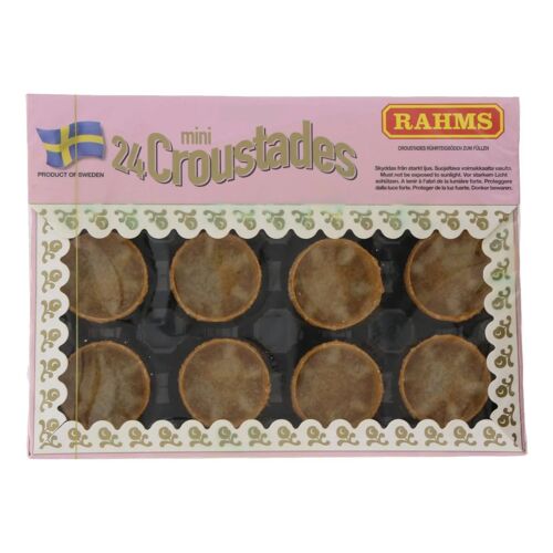 Rahms Mini Croustades Croustillantes Pour Apéritif, 50 Pièces, Parfaites Pour Tapas, Snacks Et Fêtes, Légères Et Savoureuses, 50 Pièces
