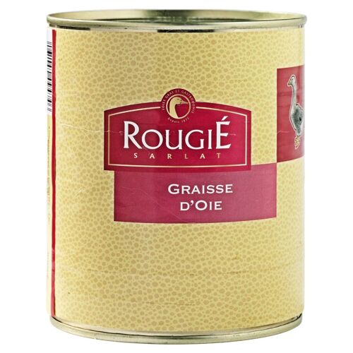 Rougié Ganzen Vet Graisse De Canard 680g Idéale Pour Cuisine Gourmet Et Recettes Traditionnelles