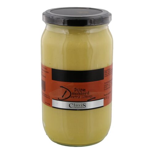 Clovis Moutarde De Dijon Extra Forte, Saveur Intense Et Authentique, 850g
