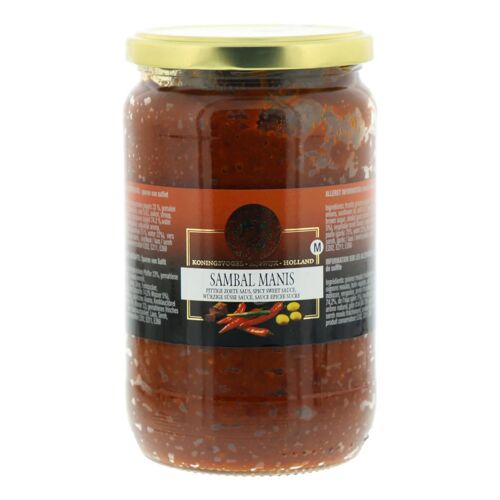 Koningsvogel Sambal Manis Sauce Épicée Douce Pimentée 750g Condiment Indonésien Authentique Saveur Intense Pour Cuisine Asiatique