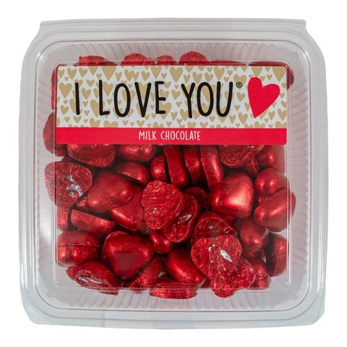 Crest Chocolat Au Lait Coeurs I Love You - Chocolat Fin Et Gourmand, Cadeau Romantique, 900g