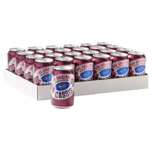 Hero Cassis Original Boisson Gazeuse Saveur Cassis 24x330ml 7,92l