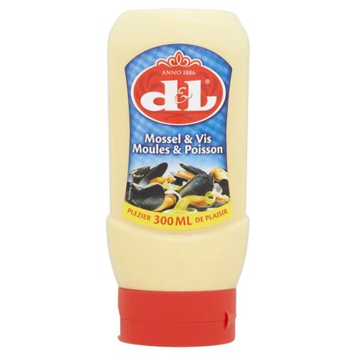 Devos & Lemmens Sauce Moules Et Poisson Savoureuse Et Crémeuse 300g Parfaite Pour Fruits De Mer Et Plats De Poisson