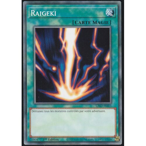 Carte Yu-Gi-Oh - Raigeki - L26f-Frs05 - Commune