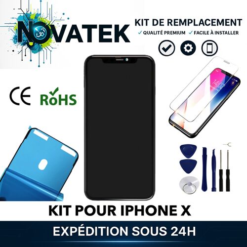 Kit Réparation Complet Écran Pour Iphone 11 - Lcd + Vitre Tactile + Outils + Joint + Verre Trempé
