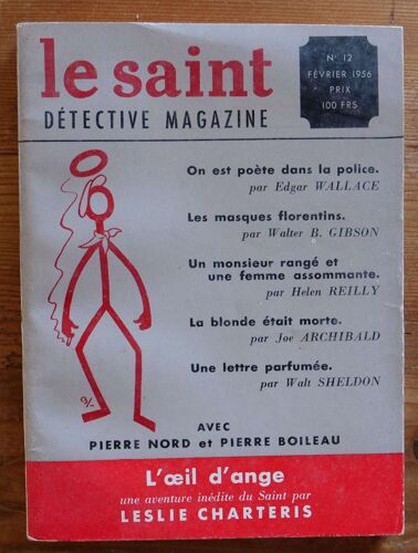 Le Saint -Détective Magazine - Numéro 12 De Février 1956