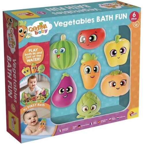Jeu De Bain Lisciani Giochi Carotina Baby Potager De Bain 6 Pièces 6m+