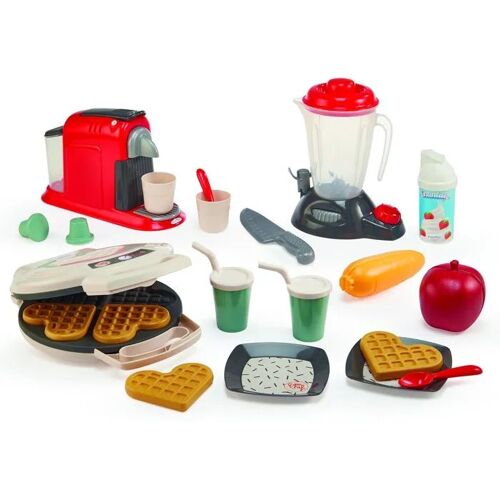 Set d'appareils de cuisine jouet Ecoiffier 100% Chef 2534, 21 pièces