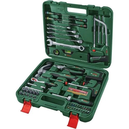 Coffret d¿outils Bosch 63 pièces avec mallette de transport