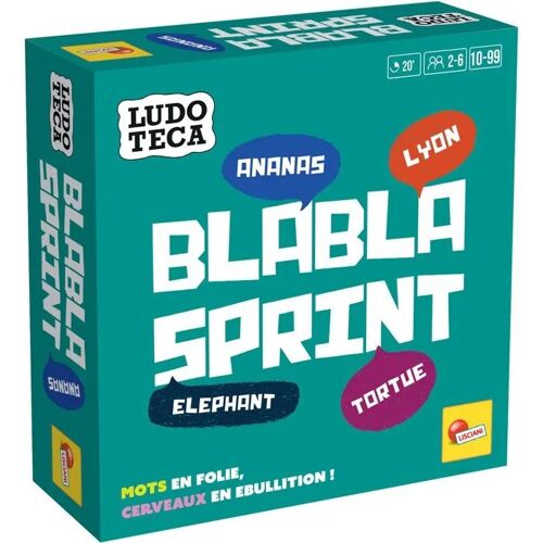 Jeu De Société Lisciani Giochi Blabla Sprint, 2 À 6 Joueurs, 10 Ans Et Plus