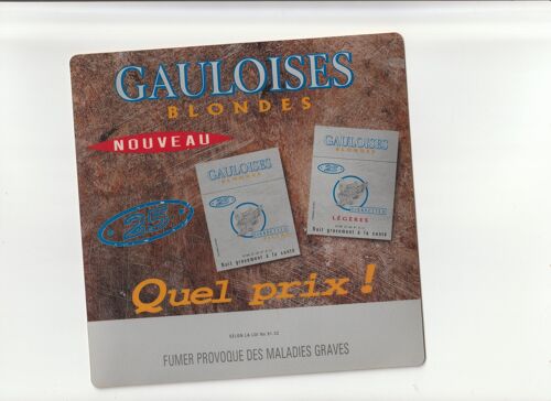 Ramasse Monnaie En Mousse Publicitaire Cigarettes ;Gauloises