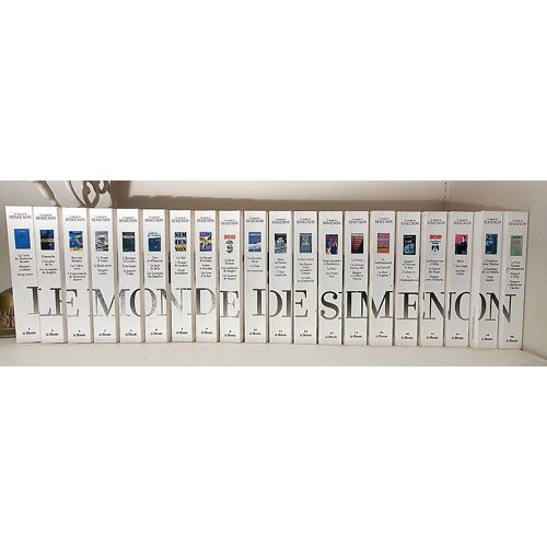 Le Monde De Simenon Collection 20 Volumes.