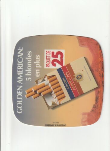 Ramasse Monnaie En Mousse Publicitaire Cigarettes ;Golden American