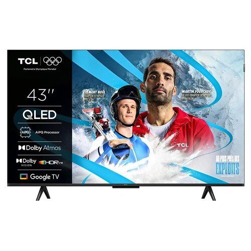 Téléviseur QLED TCL 43QLED780K 43 pouces 4K Google TV