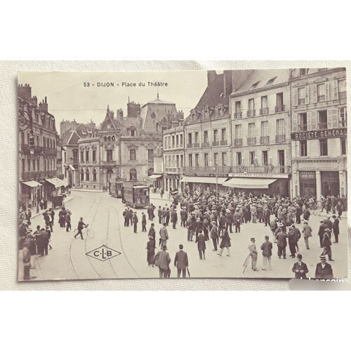 C.P.A. N° 53 - Dijon - Place Du Théâtre