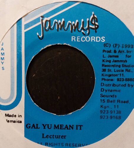 Lecturer - Gal Yu Mean It 1992