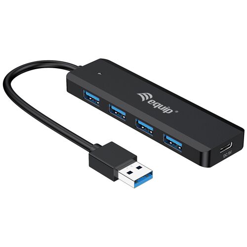Equip 128959 hub & concentrateur USB 3.2 Gen 1 (3.1 Gen 1) Type-A 5000 Mbit/s Noir