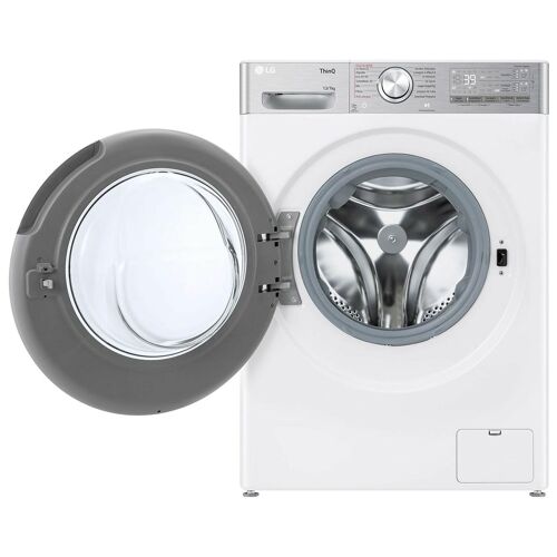 LG F4DR9513P2W.ABWQPPT machine à laver séchante Pose libre chargement frontal Blanc