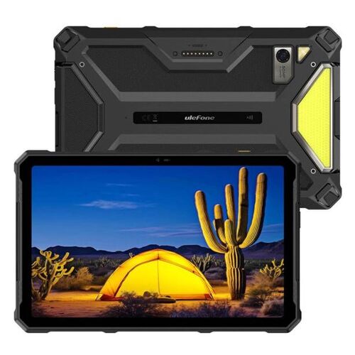 Ulefone Armor Pad 4 Ultra 5G Mediatek LTE-TDD & LTE-FDD 256 Go 10.4" 8 Go Wi-Fi 5 (802.11ac) Android 14 Noir