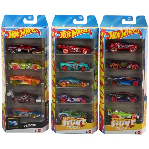Hot Wheels Hot Wheels-Assortiment Coffrets 5 Véhicules-15 Voitures Et/Ou Camions