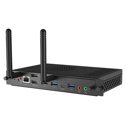 Avocor i7 OPS PC Gen12 16GB RAM 256GB Intel Core i7 i7-1260P 16 Go DDR4-SDRAM 256 Go SSD Windows 11 Pro Mini PC Noir