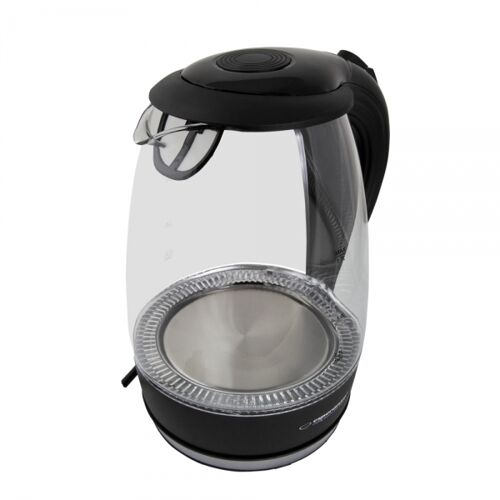 Esperanza EKK011K bouilloire 1,7 L 2200 W Noir, Gris et Transparent