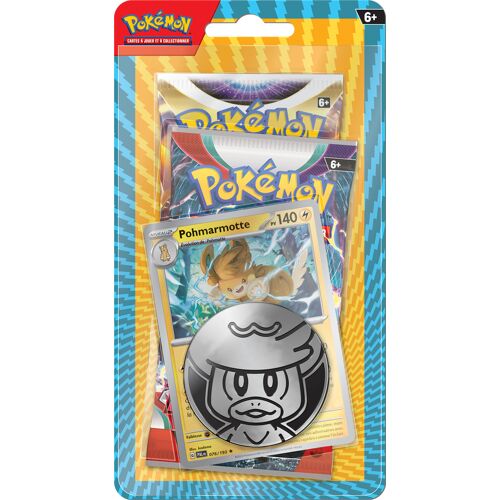 Asmodee Pokémon : Pack 2 Boosters Jan. (Blister Checklane) 10 Min Jeu De Cartes A Collectionner