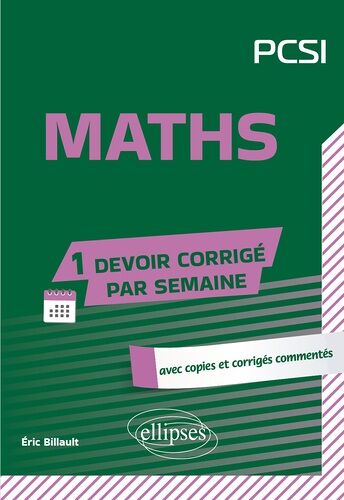 Maths - Pcsi