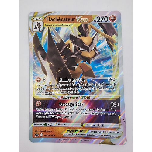 Carte Pokémon Jumbo Hachécateur Vstar Promo Swsh249