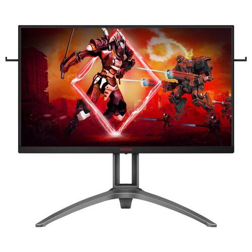 AOC Gaming AG273QX - AGON Series - écran LED - jeux - 27" - 2560 x 1440 WQHD @ 165 Hz - VA - 400 cd/m² - 3000:1 - DisplayHDR 400 - 4 ms - HDMI, DisplayPort - haut-parleurs - noir, rouge