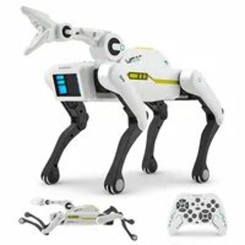 Robot Chien Intelligent RC – Jouet Interactif avec Télécommande & Application – Danse, Sons, Programmation, Cadeau Enfant