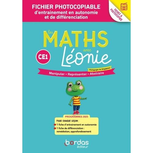 Mathématiques Ce1 Les Maths Avec Léonie - Fichier De Différenciation À Photocopier