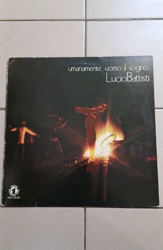 Lucio Battisti. Umanamente Uomo Il Sogno. Edition Vinyle 1972. Dischi Numéro 1 Réf Zsln 55 060.