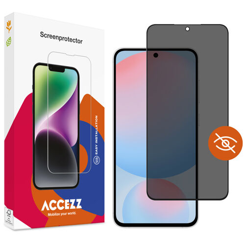 Accezz Protection d'écran en verre trempé Privacy Samsung Galaxy S25 FE / A57