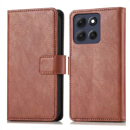 imoshion Étui de télephone portefeuille de luxe Motorola Moto G56 Marron