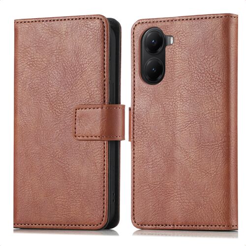 imoshion Étui de télephone portefeuille de luxe Xiaomi Poco X7 Pro Marron
