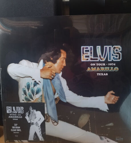 Elvis Presley Amarillo 1974 2lp Double Album Clear Vinyls Transparents ! 19/6/74 Amarillo Soundboard & Stereo Show !