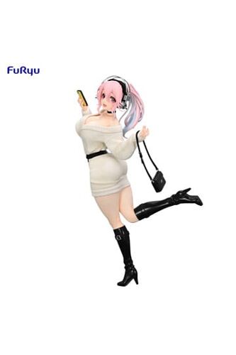 Super Sonico Statuette Pvc Trio-Try-It Winter Memory Ver. 21 Cm