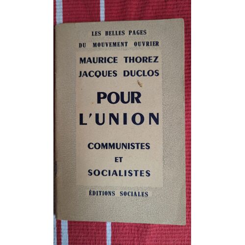 Pour L'Union Communistes Et Socialistes
