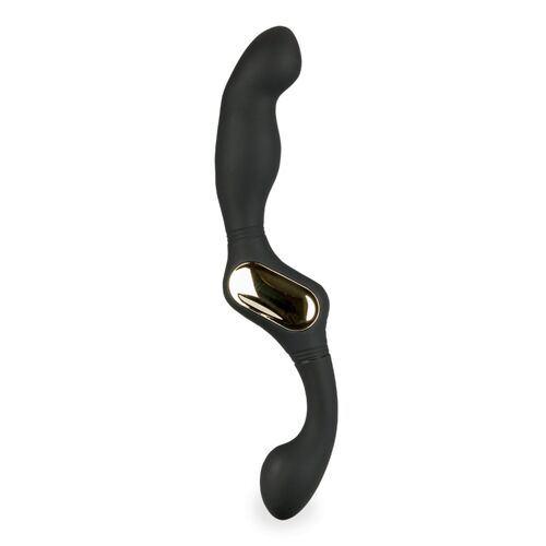 Vibromasseur Sex Toy Homme Anal Stimulateur De Prostate Double Embout Vibrant Et Massant Tilos - Noir